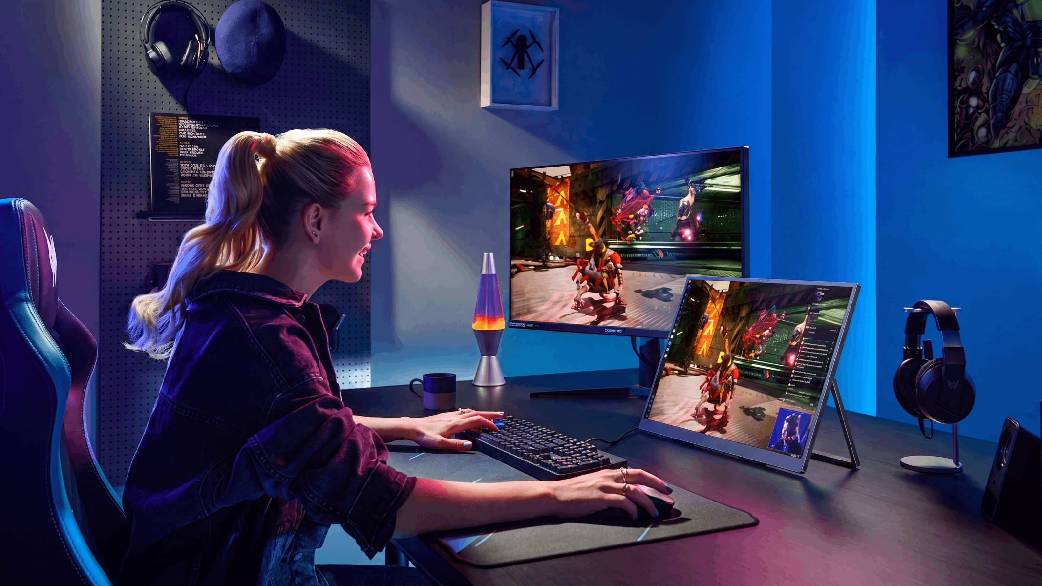 19 Inch Monitor 4K HDR Computer 144Hz QLED Display with UHD – UPERFECT